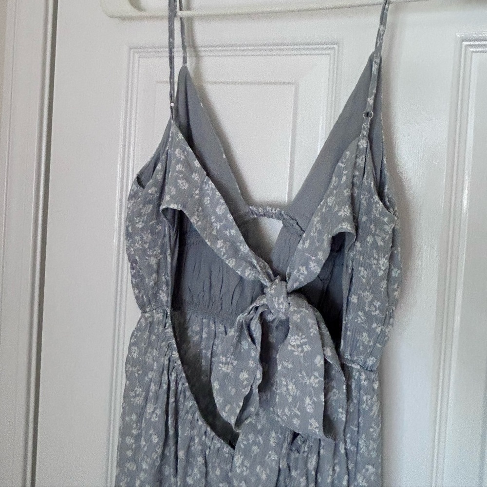 Rue Sophie Sexy and Sweet Light Blue Floral Sundress - Picture 5 of 7